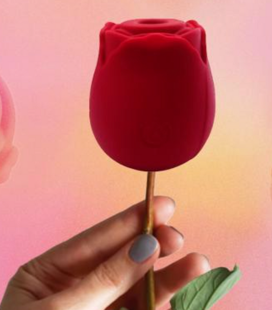 Red Rose Sucking Vibrator