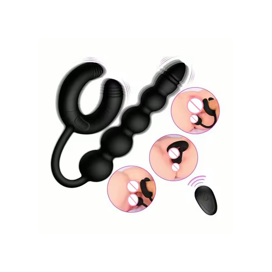 Couple's Multi-Position Remote Controlled Wearable Vibe - Exclusive!