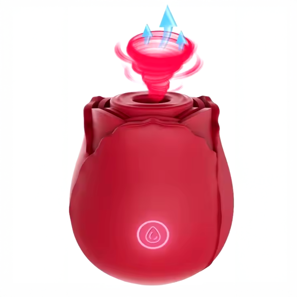 Red Rose Sucking Vibrator