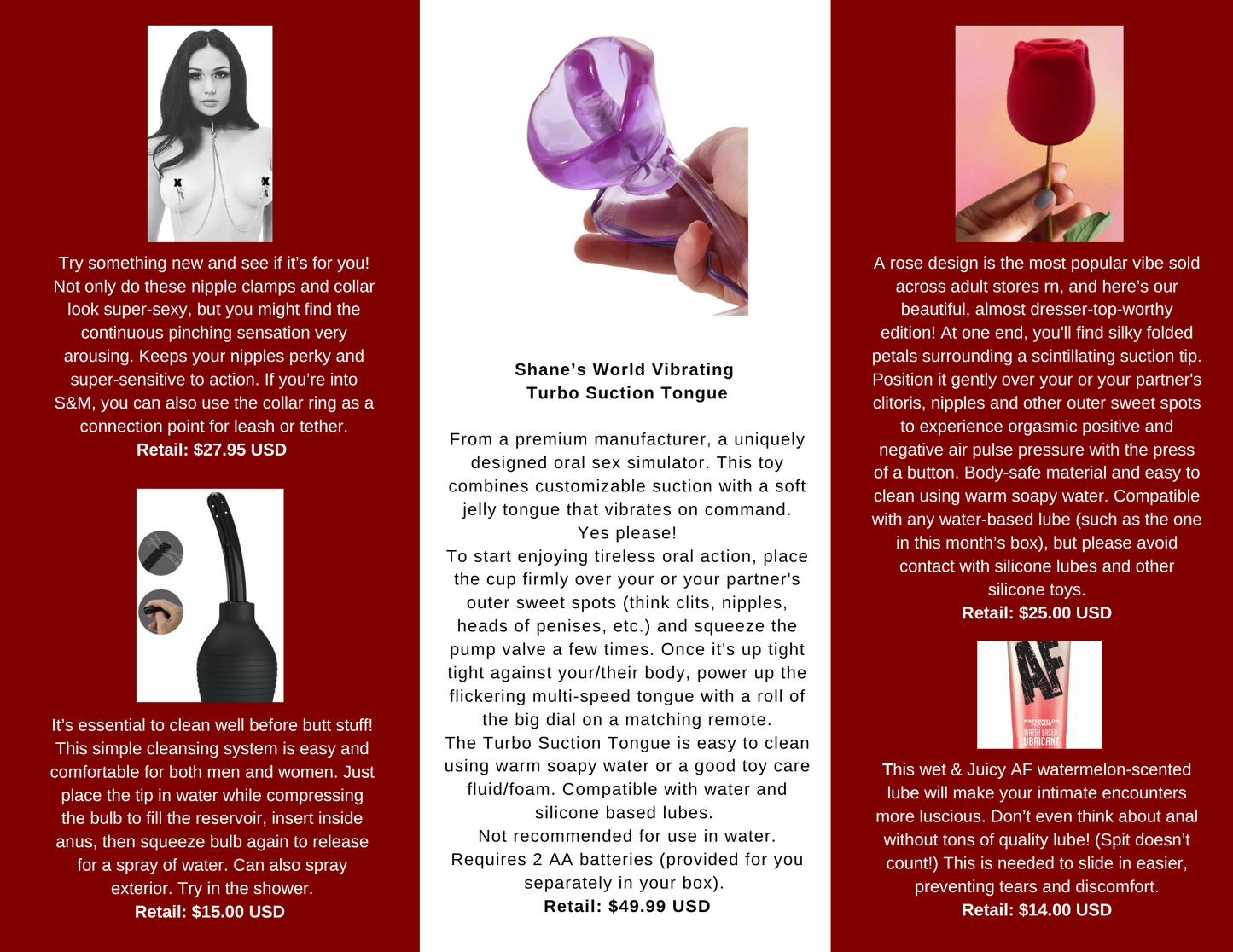 CHOOSE YOUR SEPTEMBER BOX! (Subscribers Only)